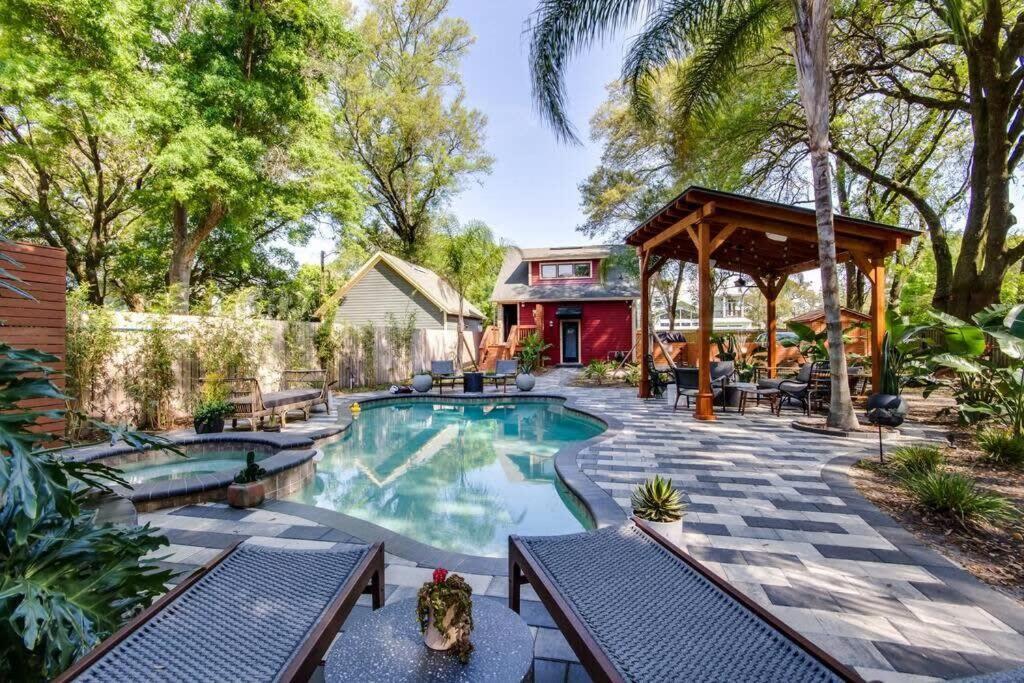 Unique Studio W Pool Spa & Gardens Near Downtown Джэксонвиль Экстерьер фото