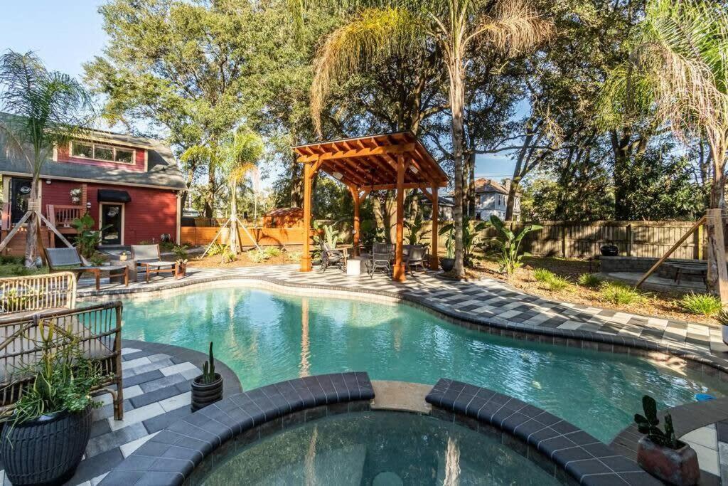 Unique Studio W Pool Spa & Gardens Near Downtown Джэксонвиль Экстерьер фото