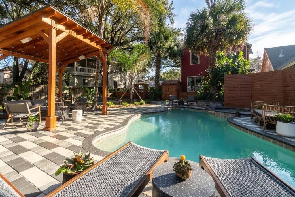 Unique Studio W Pool Spa & Gardens Near Downtown Джэксонвиль Экстерьер фото